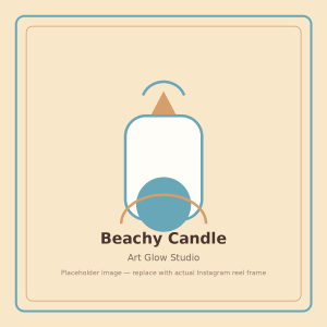 Beachy Candle
